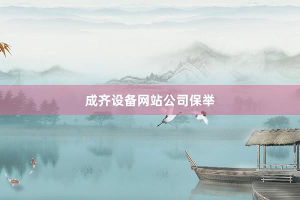 成齐设备网站公司保举